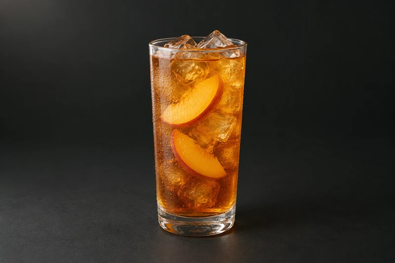 Peach iced tea
